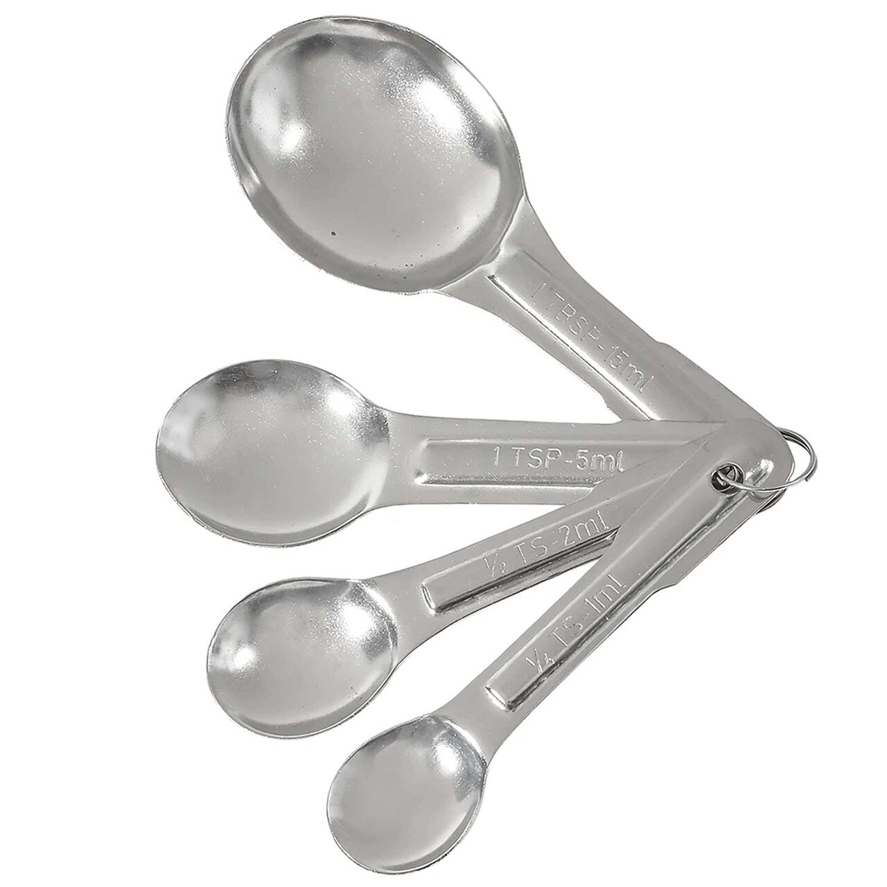 4 Piece Stainless Steel Measuring Spoon Set Durable Kitchen Tools