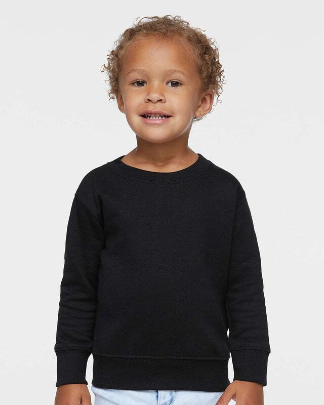 RADYAN® Toddler Fleece Crewneck Sweatshirt - 3317