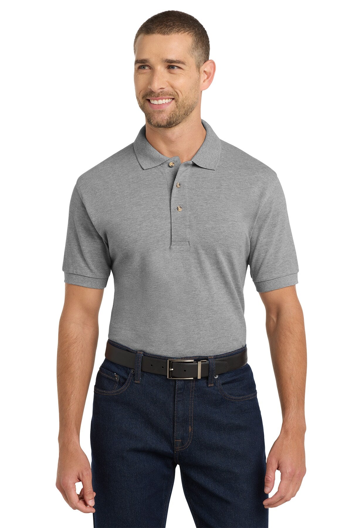 Port Authority® Heavyweight Cotton Pique Polo