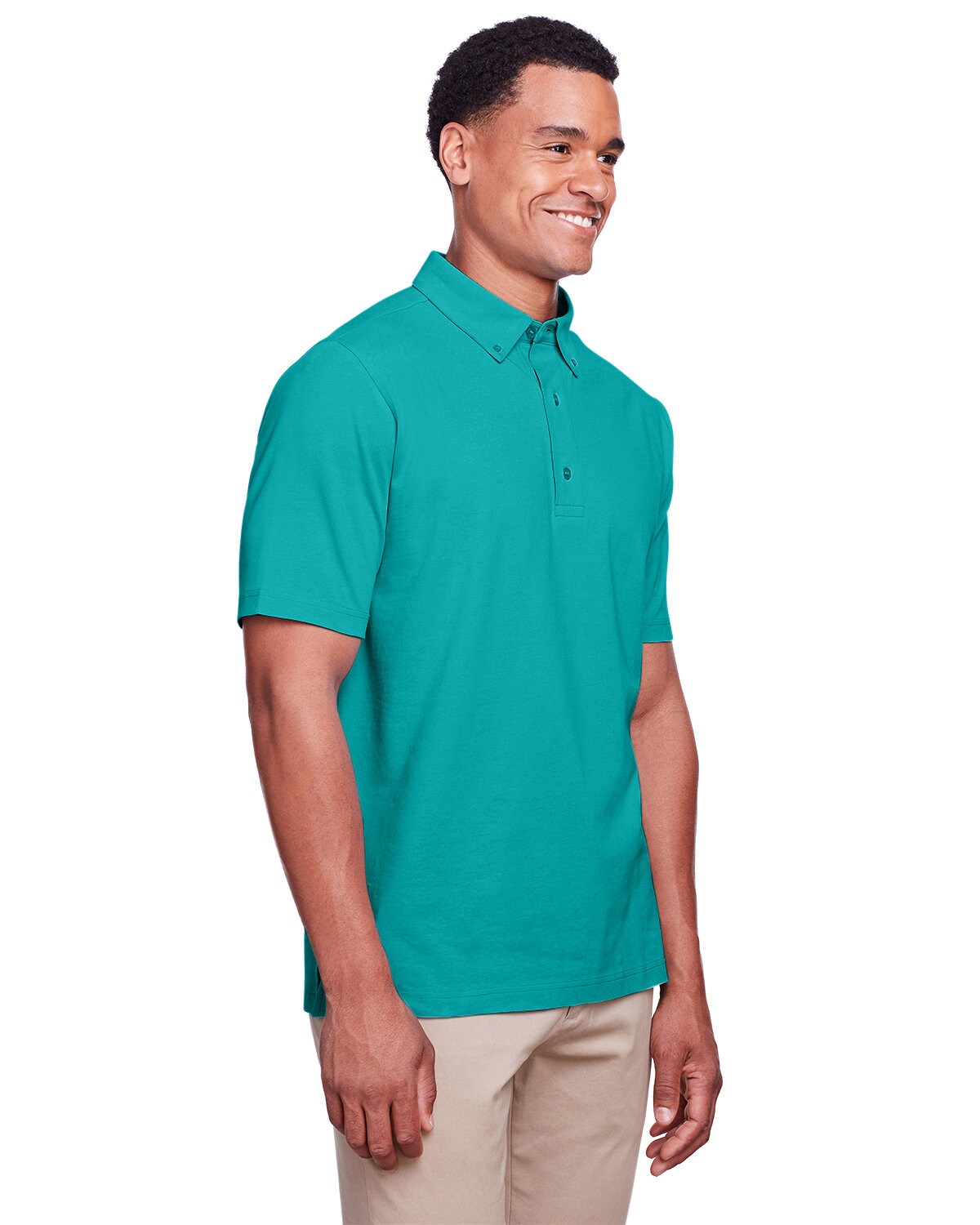 UltraClub® Men's Lakeshore Stretch Cotton Performance Polo