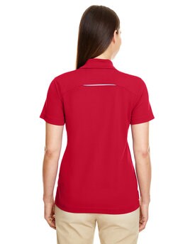 CORE® Ladies Radiant Performance Piqué Polo with Reflective Piping