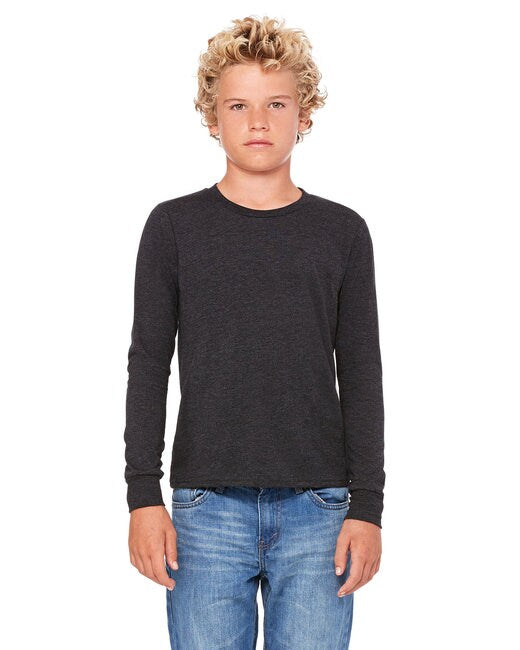 Bella + Canvas® Youth Triblend Long-Sleeve T-Shirt