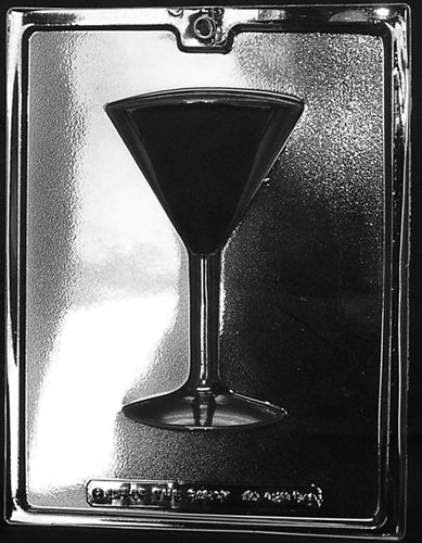 3D Martini Glass Chocolate Mold - Side B - LPAO128B