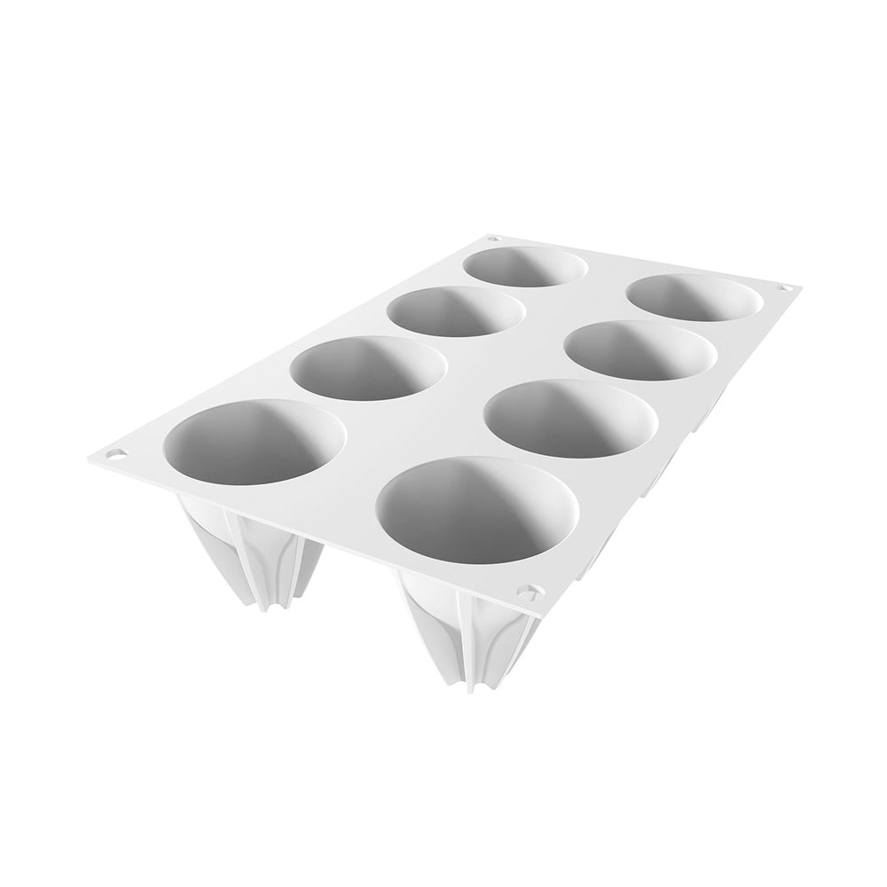 Silikomart VEGA90 Silicone Baking & Freezing Mold, 3.04 oz., 8 Cavities