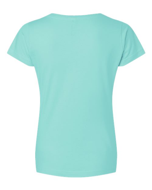 Women's Fine Jersey Short Sleeve V-Neck Tee