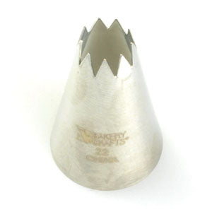 SS Decor Open Star Decorating Tip #22