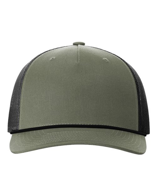 Richardson® Five Panel Trucker with Rope Cap