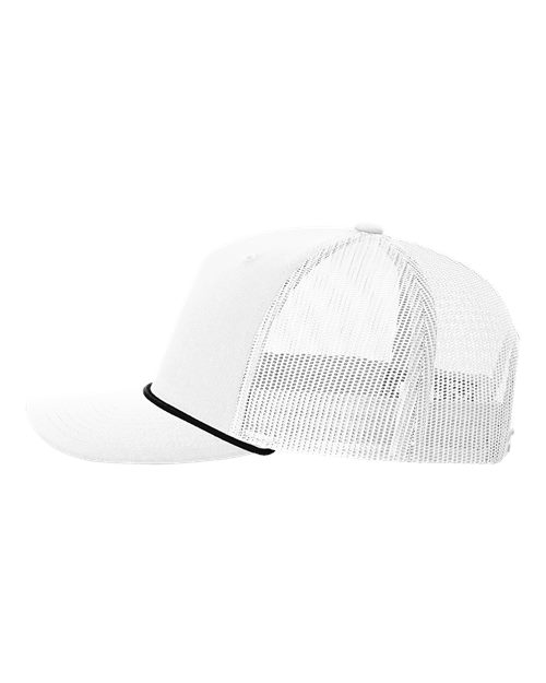 Richardson® Five Panel Trucker with Rope Cap