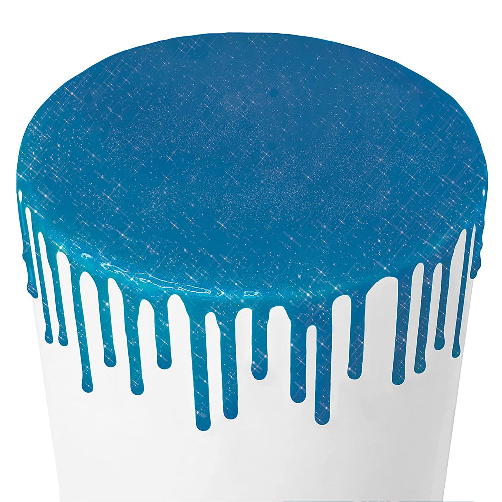 Satin Ice Blue Glitter Glaze, 10 oz.