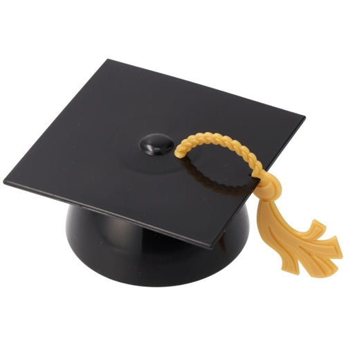 Black Graduation Cap Cake Topper