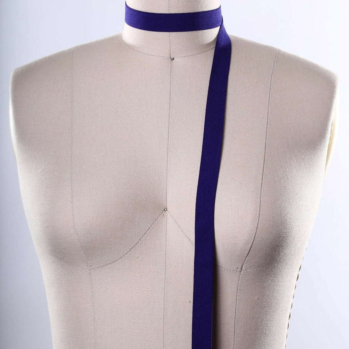 5/8" 3 Yards Dark Purple Fold Over Elastic Trim Foldover Elastic for Hair Bows DIY Sewing