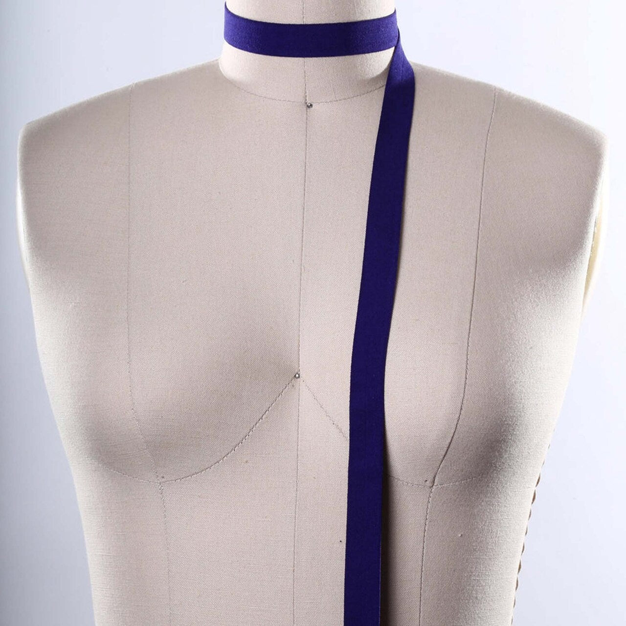 5/8" 3 Yards Dark Purple Fold Over Elastic Trim Foldover Elastic for Hair Bows DIY Sewing