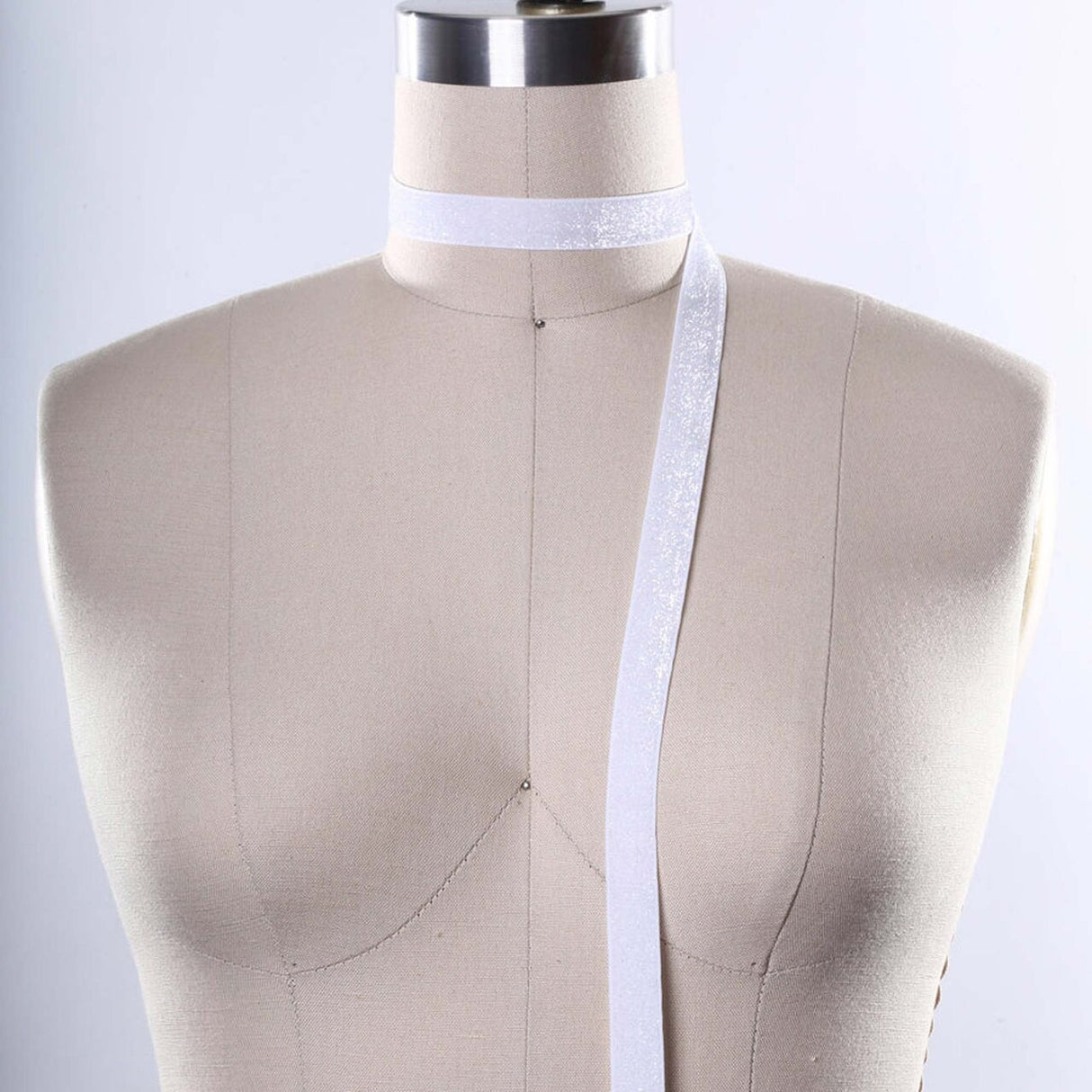 5/8" 2 Yards Optic White Glitter Elastic Trim Sparkly Stretch Elastic for Hair Accessories DIY Sewing