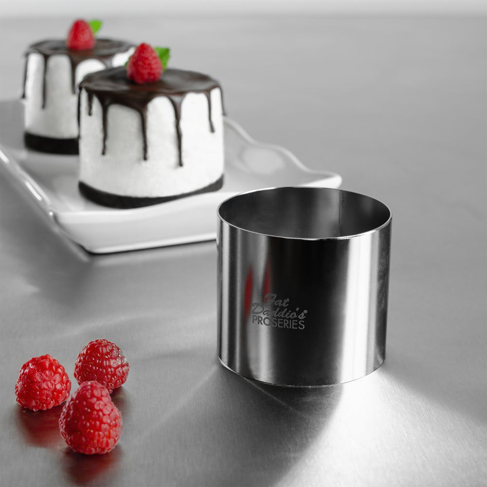 Fat Daddio's Stainless Steel Cake Ring, 3" x 2-3/8" High