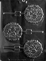 80 Wreath Lolly Chocolate Mold - LPL036