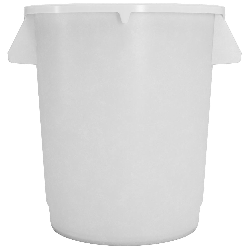 Carlisle Bronco White Round Waste Container, 10 Gallon