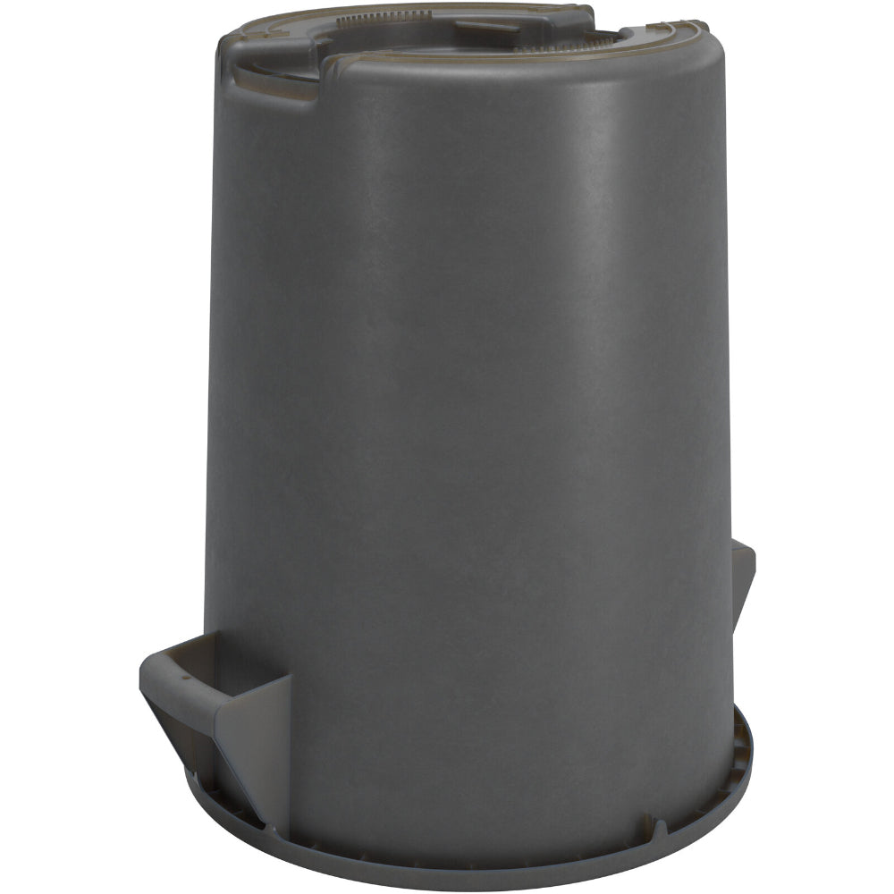 Carlisle Bronco Gray Round Waste Container, 20 Gallon