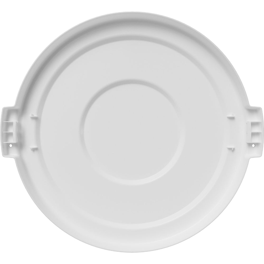 Carlisle Bronco Round White Lid for 32 Gallon Waste Container