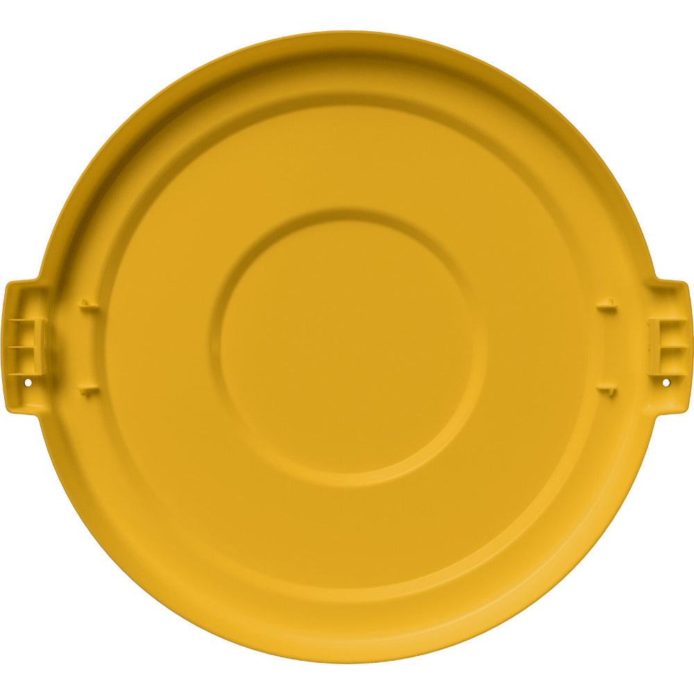 Carlisle Bronco Round Yellow Lid for 32 Gallon Waste Container