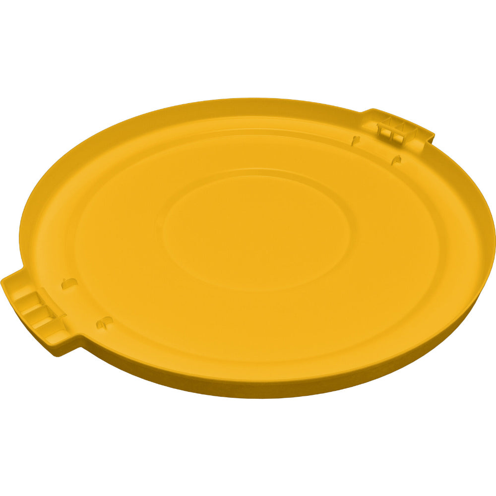 Carlisle Bronco Round Yellow Lid for 32 Gallon Waste Container