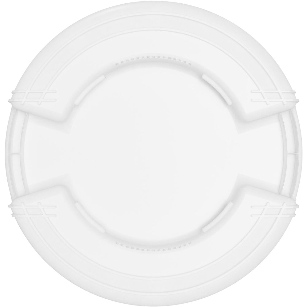 Carlisle Bronco White Round Waste Container, 44 Gallon