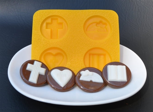 Religious Assortment Flexible Mold - CM145