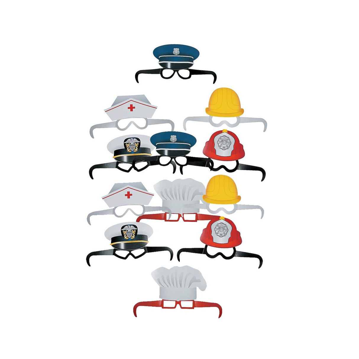 Kids Community Helper Glasses - 12 Pc.