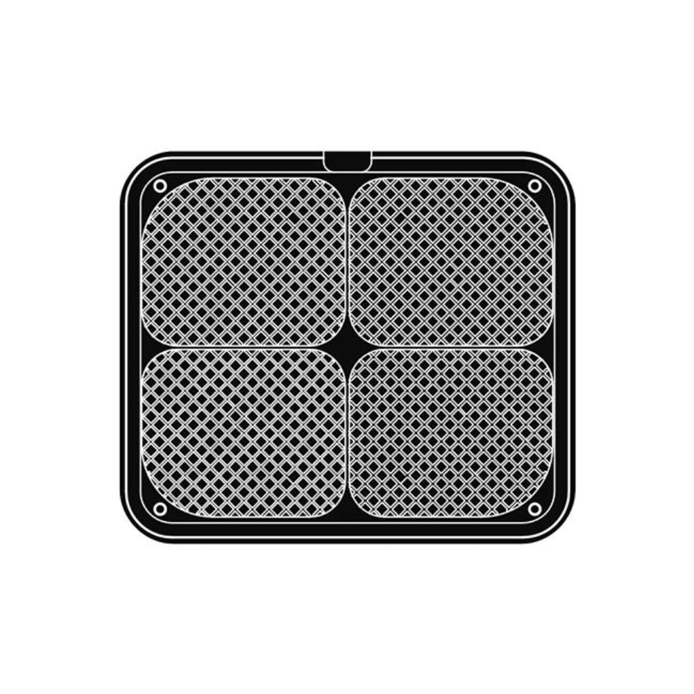 Pavoni Cookmatic PIASTRA-L Wafer Plates, 4 Cavities