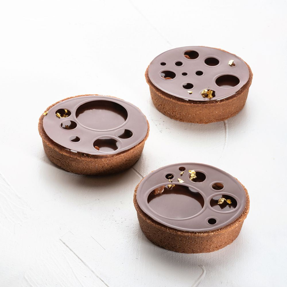 Pavoni Cookmatic PIASTRA-W Round Plates, 9 Cavities