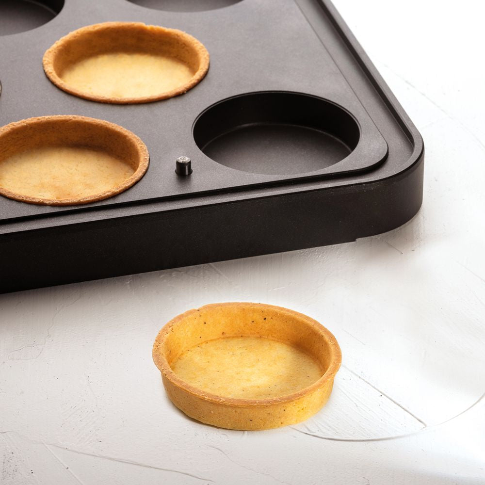 Pavoni Cookmatic PIASTRA-W Round Plates, 9 Cavities