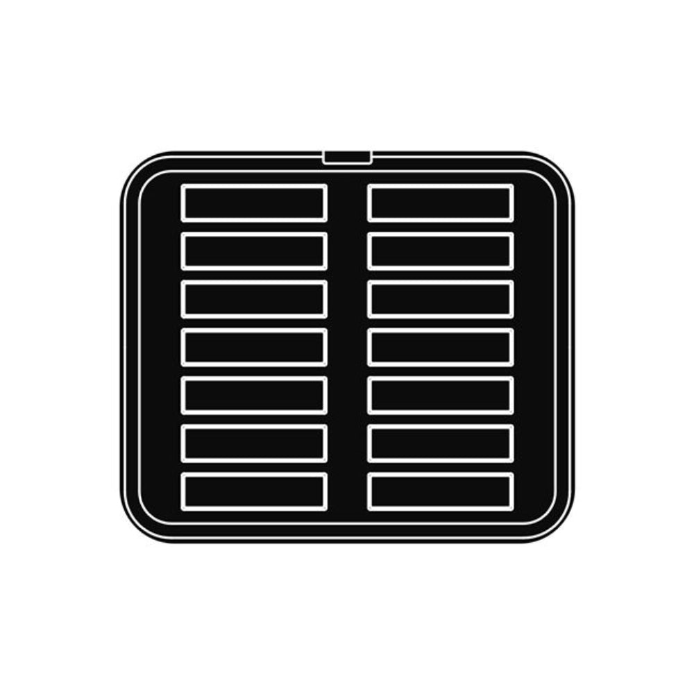 Pavoni Cookmatic PIASTRA-X Rectangular Plates, 14 Cavities
