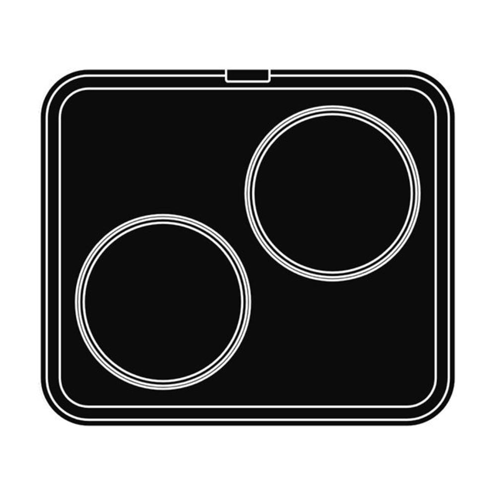 Pavoni Cookmatic PIASTRA-Z Round Plates, 2 Cavities
