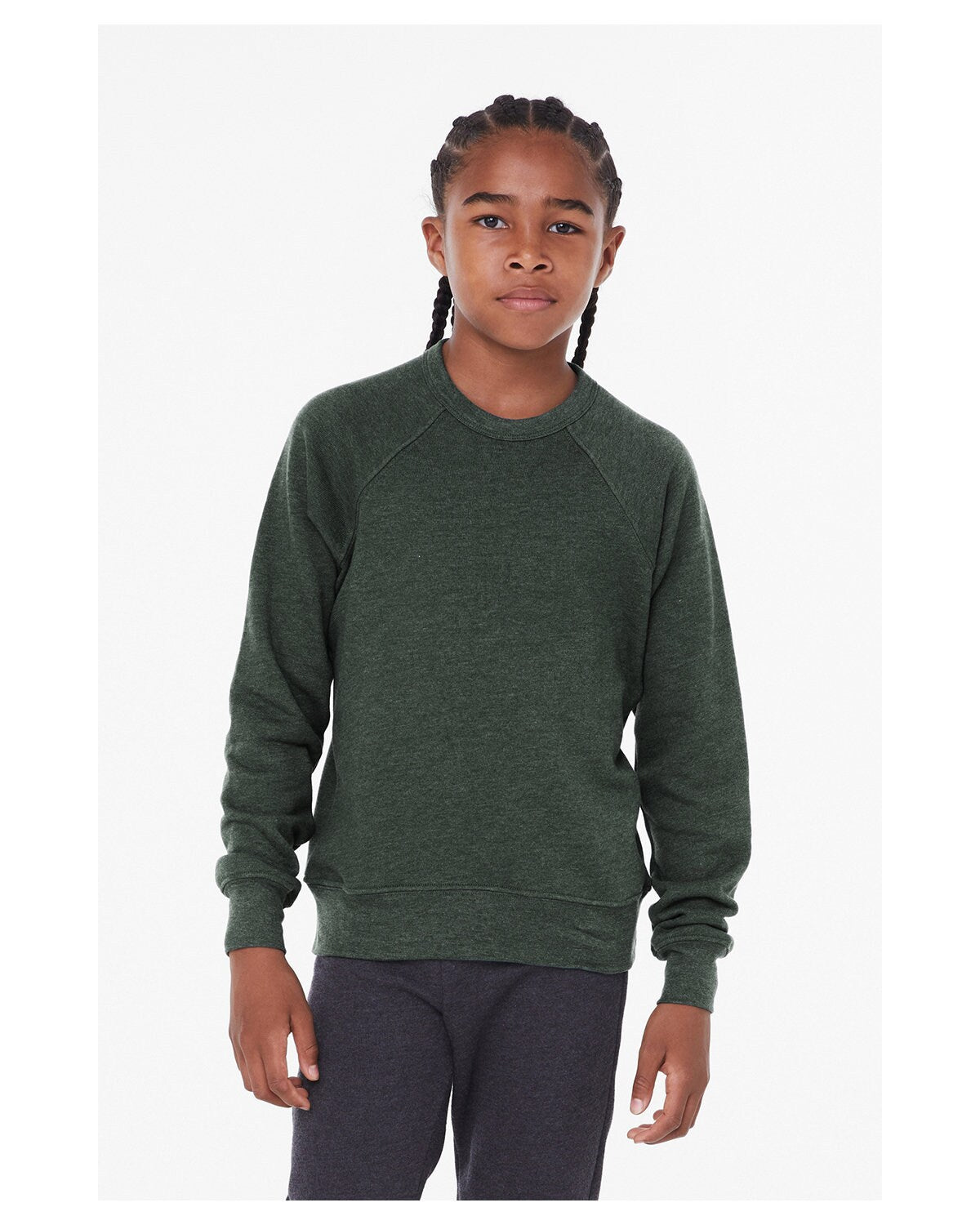 BELLA + CANVAS® Youth Sponge Fleece Crewneck Sweatshirt