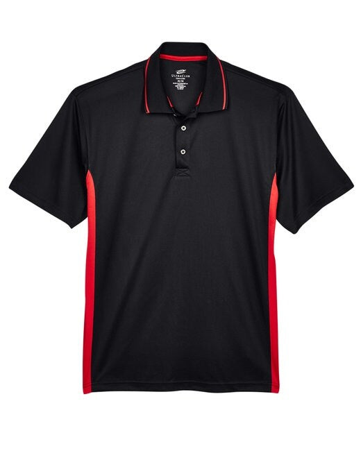 UltraClub® Men's Cool & Dry Sport Two-Tone Polo