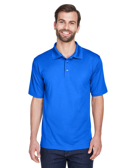 UltraClub® Men's Cool & Dry Mesh Pique Polo