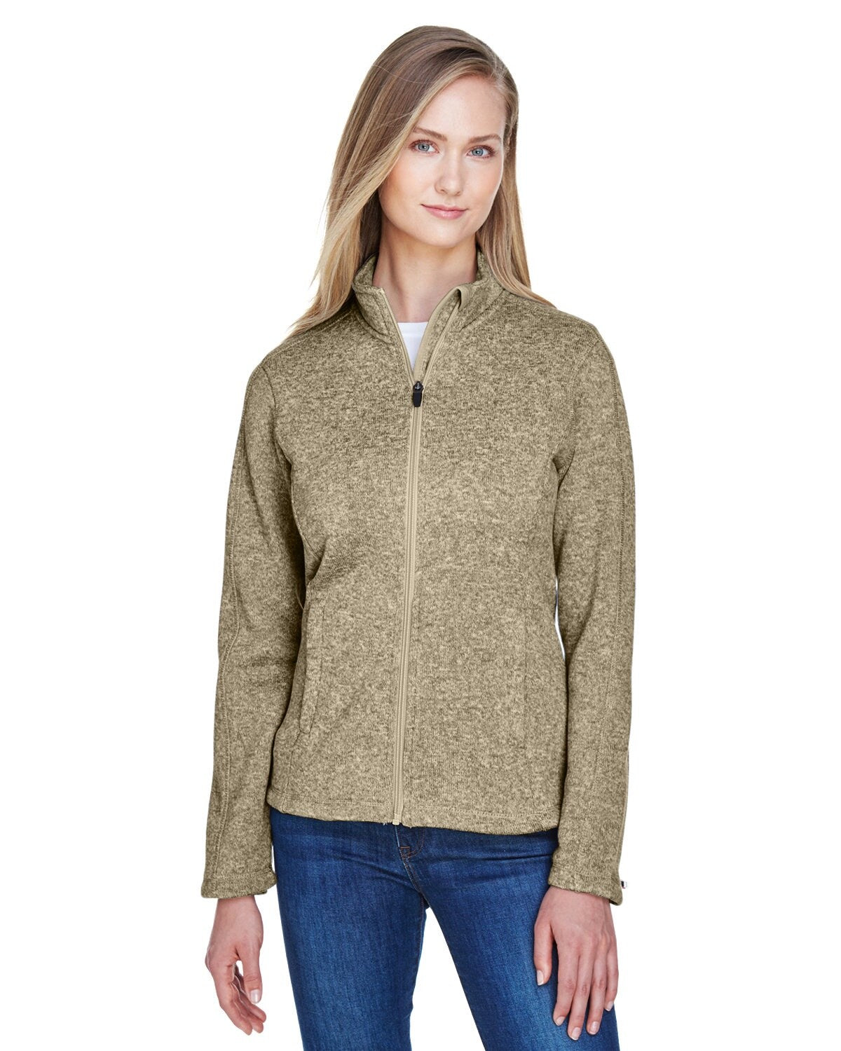 Devon & Jones® Ladies Bristol Full-Zip Sweater Fleece Jacket