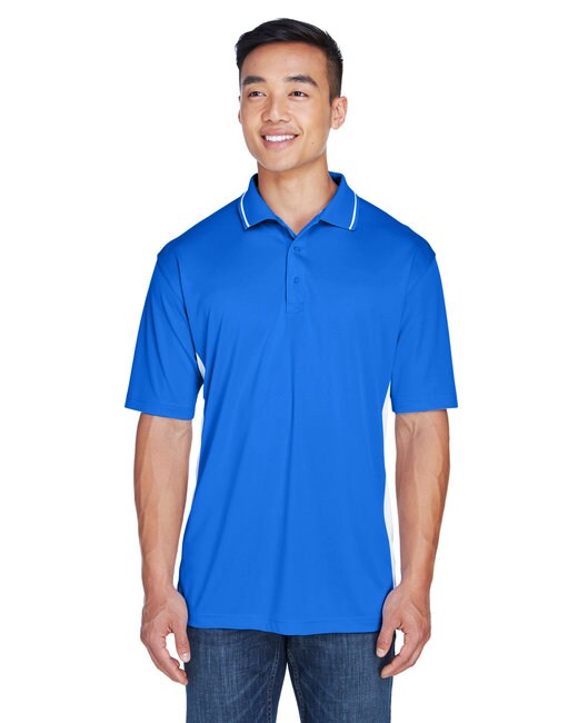 UltraClub® Men's Cool & Dry Sport Two-Tone Polo