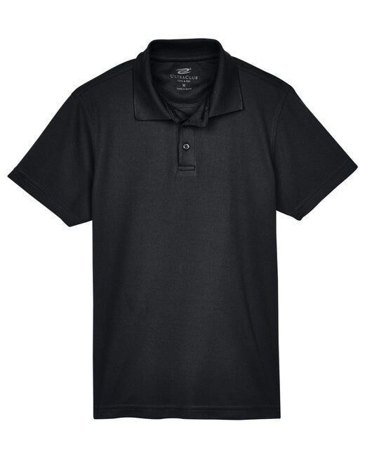 UltraClub® Youth Cool & Dry Mesh Piqué Polo
