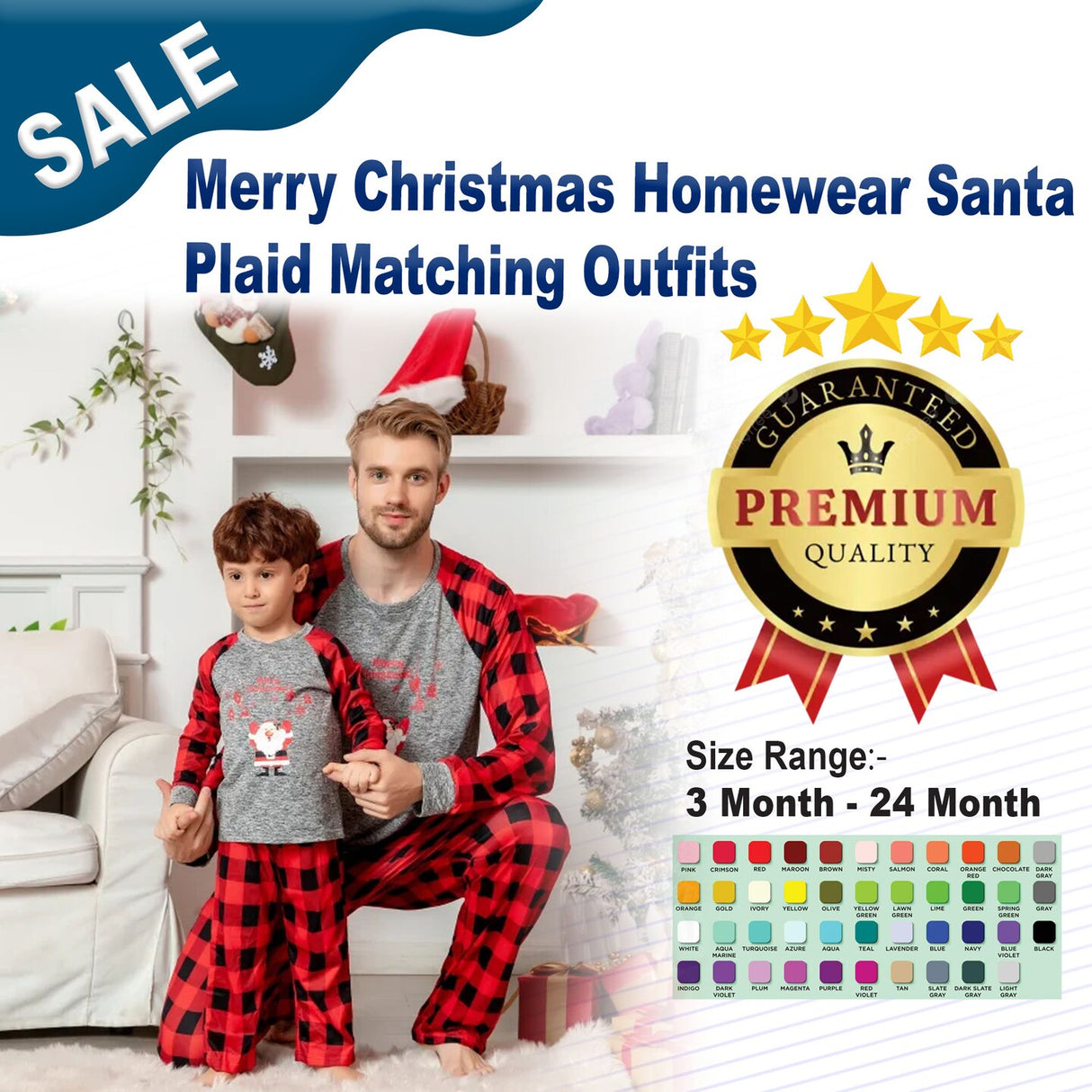 Pumpkin Printed Christmas Pajamas Outfits