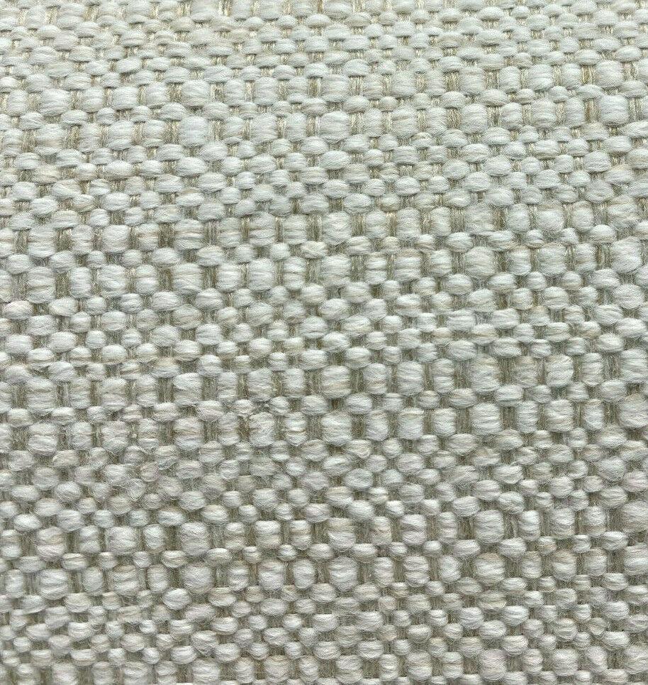 Sampson Chenille Performance Upholstery Fabric - Sea Salt White, Solid, 58" Width (1 Yard)