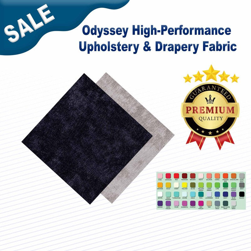 1 Yard Odyssey High-Performance Upholstery & Drapery Fabric, 55" Width
