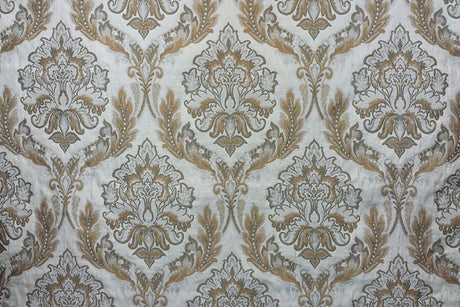 1 Yard Leesburg Upholstery Fabric with Striking Repeat Design