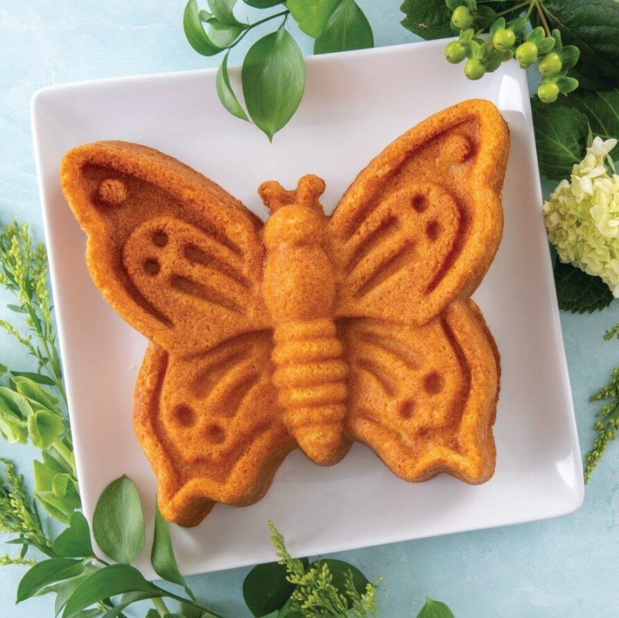 Nordic Ware Butterfly Cake Pan Platinum