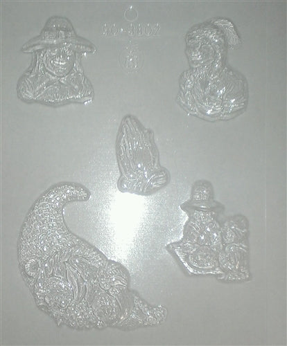 Thanksgiving Assortment Chocolate Mold (90-3802)*