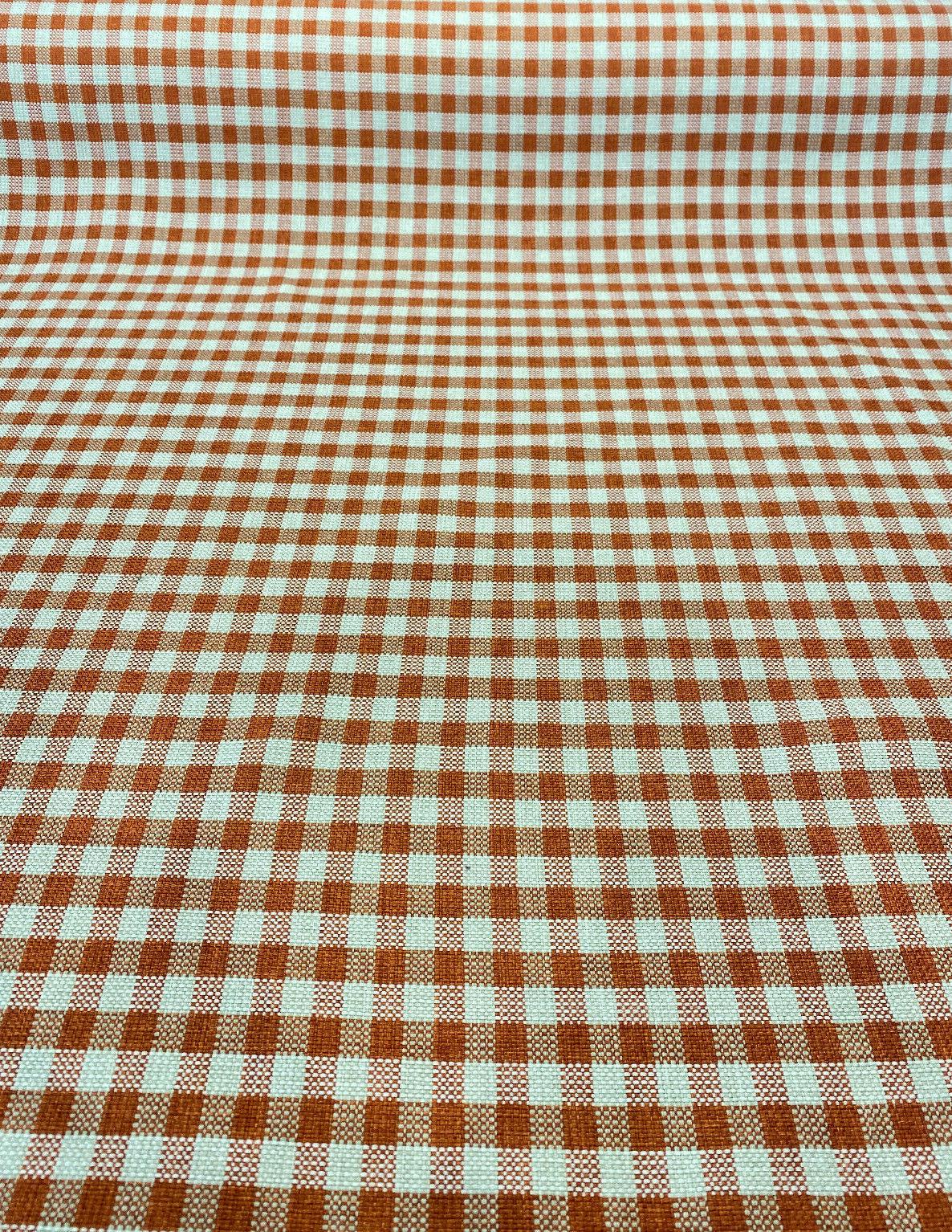 P Kaufmann Row House Ck Cinnabar Check Upholstery Fabric - Cinnabar Check, 54" Width (1 Yard)