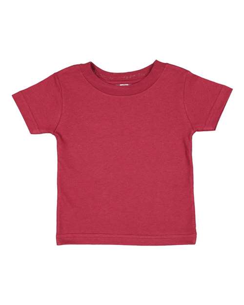 RADYAN® Infant Short Sleeve Cotton Jersey Tee - 3401