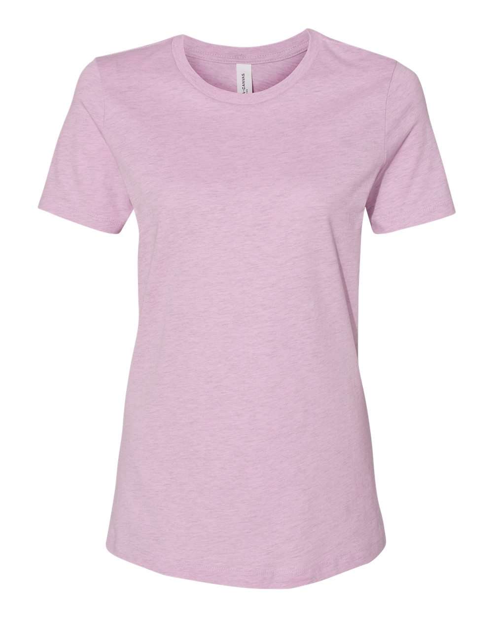 BELLA + CANVAS® Women's Relaxed Fit Heather CVC Crewneck Tee
