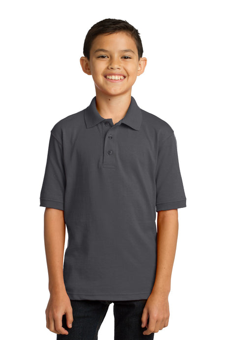Port & Company® Youth Core Blend Jersey Knit Polo