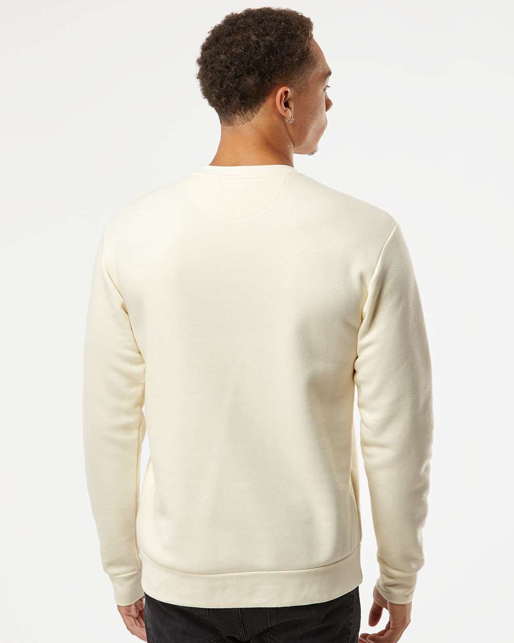 Next Level® Santa Barbara Pocket Crewneck Long Sleeve Sweatshirt