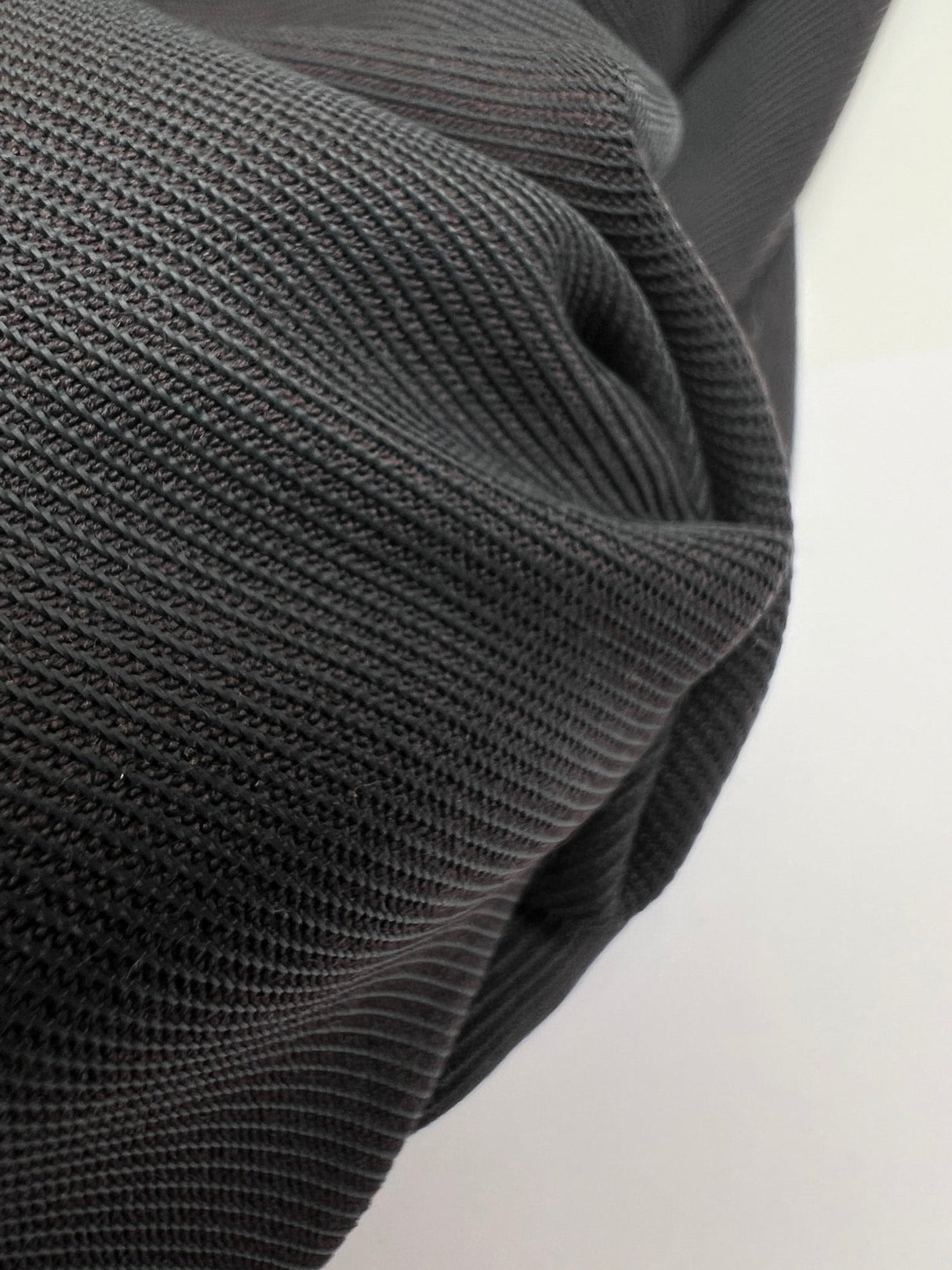 Wool Blend Twill Black
